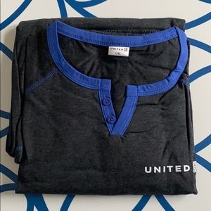 United Polaris pajama set, brand new, never worn